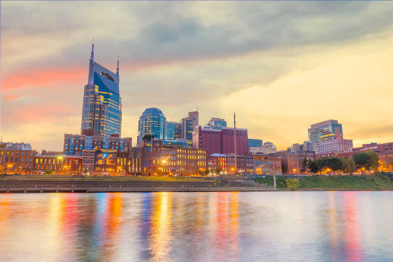 The Nashville skyline